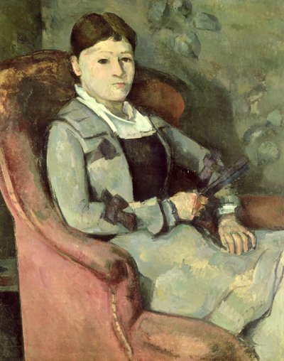 Die Frau des Künstlers in einem Sessel, ca. 1878 von Paul Cézanne